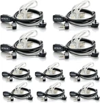 Case Of 10, Retevis Walkie Talkies Earpiece With Mic 2 Pin Acoustic Black. Fixed Price $71.23.
