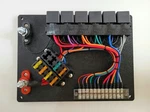 Race Car Fuse/relay Panel Board 6 Circuits Color Coded Wiring Usa Made. Fixed Price $225.00.