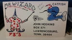 Cb Radio Qsl Postcard Wizard Catfish John Hoskins 1970S Lawrenceburg Tennessee. Fixed Price $9.63.