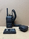 Vertex Standard VX-417-4-5 Two Way Radio, With 2 Batteries. Fixed Price $38.00.