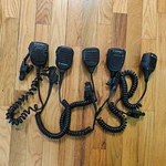 Set Of 5 - Various Motorola Lapel Microphones. Fixed Price $80.00.