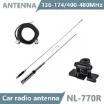 NL-770R 136-174/400-480MHZ Antenna& Clip Mount 5MCABLE For Qyt Tyt Anytone Radio. Fixed Price $48.00.