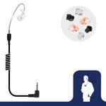 Radio Earpiece, 2.5MM Fox Short Tube Listen Only EP1069SCST, Earphone Connection. Fixed Price $45.80.
