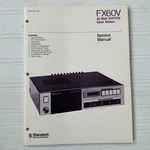 Standard FX60V 40W Vhf Fm Base Station Service Manual Original. Fixed Price $10.00.