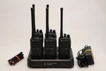 Motorola CP200D Vhf Of Radios AAH50KDC9AA1AN 136-174MHZ W/6-SLOT Charger. Fixed Price $625.00.