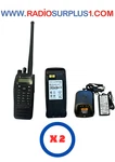 2 Motorola XPR6580 800MHZ Radio AAH55UCH9LB1AN, Antenna, Battery & Charger. Fixed Price $378.00.