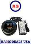 Motorola HT750 HT1250 GP340 Single Rapid Charger + Psu - HTN9000B Pc. Fixed Price $145.00.