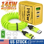 145W Fast Type Wall Charger , 4-IN-1 100W Super Cable For Cell Phone Ipad. Fixed Price $10.99.