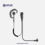Pryme SPM-300EB Lapel Mic Soft Earhook, Coiled Cable, Icom. Fixed Price $16.95.
