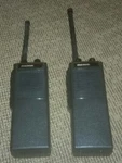 Lot Of 2 Maxon CP-1015 Vhf Transceiver Radio W Belt Holster & Battery Packs. Fixed Price $69.69.