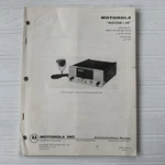 Motorola Mocom 30 Dash-mount Mobile Fm Radio Manual 450-470 Mc. Fixed Price $19.99.