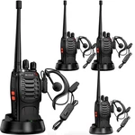 Arcshell Rechargeable Long Range Two-way Radios With Earpiece 4 Pack Black. Fixed Price $71.23.