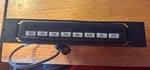 Motorola Systems 9000 Dek HLN1198D Control Head And HKN6189B Yellow Cables. Fixed Price $31.00.