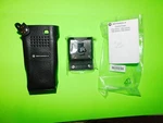 Motorola APX6000/8000 Radio Leather Carry Case & Swivel Belt Loop PMLN5657B. Fixed Price $15.30.