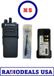 Motorola DP4400E Uhf Radio MDH56RDC9VA1AN, Antenna, Battery X Pc. Fixed Price $1490.00.