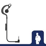 Radio Earpiece, 2.5MM Rabbit Hook Listen Only EP2BC By Earphone Connection. Fixed Price $23.76.
