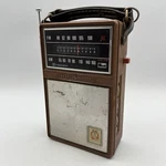 General Electric Transistor Radio Am Fm 12 Band P-1844B Working. Fixed Price $25.46.