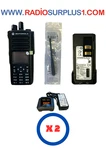 2 Motorola XPR7580E 800MHZ Radio AAH56UCN9WB1AN, Antenna, Battery, Charger. Fixed Price $990.00.