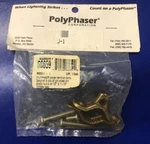 Polyphaser J1 Bronze Ground Clamp For 1/2 To 1-1/3 Inch Diam. Pipe Ham Radio. Fixed Price $18.95.
