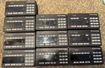 (lot Of 10) Motorola Systems 9000 Radio Control Heads With 4 Mounting Brackets. Fixed Price $99.99.