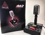 8 Pin For Kenwood Black Chrome Delta M2 Amplified Power Base Microphone Ham. Fixed Price $184.95.