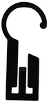 Roadpro RP-230 Cb Radio Microphone Buddy Hook Holder Hanger Black Plastic. Fixed Price $9.95.