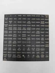 Federal Signal Legend Sticker Sheet For Smart Keypad - SS2000 / SSP3000. Fixed Price $33.29.