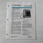 Motorola Radius L1474 Dc Remote Desk Set Instruction Manual. Fixed Price $10.00.