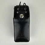 Motorola Hard Leather Two Way Radio Case Walkie Talkie Holster Usa Duty HLN9013A. Fixed Price $24.00.