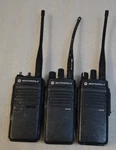 Lot Of 3 Motorola DEP550 Model LAH02RDC8JA2AN Uhf Radio. Fixed Price $218.95.