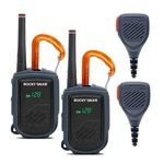 Rocky Talkie Mountain Kit - 2 Radios Hand Mics New. Fixed Price $240.00.