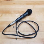 Wheelock 100 Dynamic Microphone, Uni-directional, Imp. 600, With 3' Cable. Fixed Price $12.63.