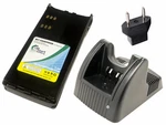 Battery & Charger +eu Adapter For Motorola HNN9008A HT1250 PR860 GP1280 HT1550. Fixed Price $41.99.