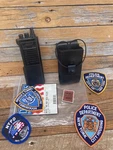 Desantis Black Leather Swivel Duty Radio Holder For Motorola Saber Similar. Fixed Price $44.00.