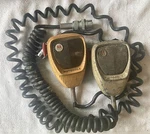 Motorola Hand-held 2-WAY Radio Microphones With Recoil Cords. Untetsted.. Fixed Price $45.00.