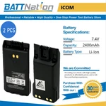2X 7.4V 2400MAH Li-ion Batteries For Icom BP-280LI F1000 F2000D. Fixed Price $75.98.