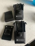 2 Motorola RLN5385B Carry Case,leather,with Swivel. Fixed Price $55.00.