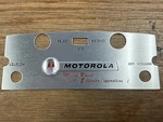 Motorola Motrac, MOCOM-70 Nos Control Head Escutcheon Faceplate 1 Frequency. Fixed Price $25.00.
