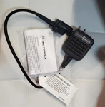 Motorola NMN6243B, 244B, 228C Noise Cancelling Speaker / Microphone, New. Fixed Price $19.00.