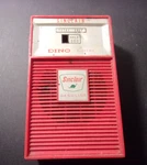 Vintage Sinclair Dino Dinasaur Supreme Gas Station Transistor Red Radio Works. Fixed Price $18.71.