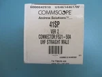 Commscope Andrew 41SP Connector FSJ1-50A Uhf Straight Male New In Box. Fixed Price $29.98.