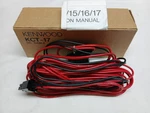 Kenwood KCT-17 Power Cable And Connector For TK-630/730/830 Series Mobile Radios. Fixed Price $14.99.