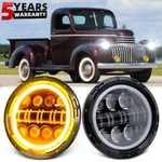 Pair 7" Round Headlight Hi-lo Beam For Chevy C10/20/30 Pickup Luv Nova Vega. Fixed Price $59.99.