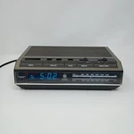 General Electric Am/fm Digital Clock Radio W Blue Light Tested 7-4642B. Fixed Price $34.00.