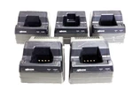(lot Of 5) M/a-com Universal Desk Charger Base BML161 78/20 Charging Cradle. Fixed Price $179.99.