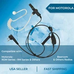 Acoustic Ptt Earpiece For Motorola Radios HKLN4601, Mag One BPR40 RDM2070D CP200. Fixed Price $14.99.