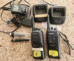 2X Kenwood TK-3202(L) Uhf Channel With Dock And Power Adapter Working. Fixed Price $50.00.