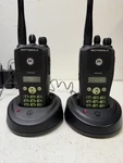 (2) Motorola PR400 Radios Uhf 438-470 Mhz 16CH 4W AAH65RDH9AA4AN Complete Sets. Fixed Price $175.00.