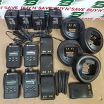 Lot Of 4- Motorola EX560-XLS Uhf AAH36RDF9DU6AN W/antns, Bttrs, Chrgngdock Parts. Fixed Price $153.00.
