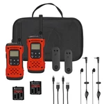 Motorola Solutions T605 35 Mi. Waterproof Two-way Radio Orange 2-PACK W/ Accesso. Fixed Price $119.99.